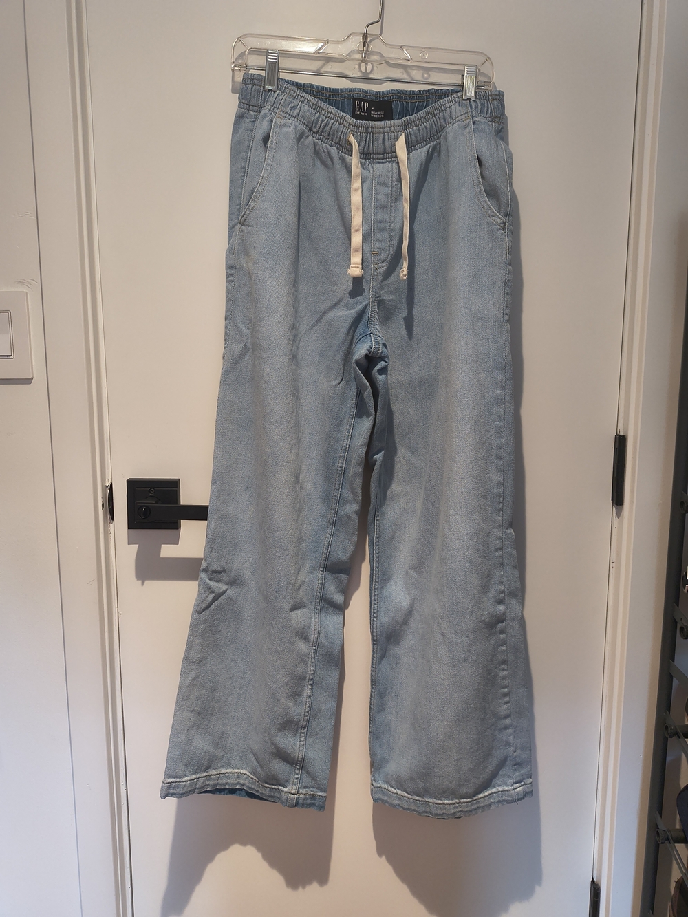 GAP Women's Light Wash Drawstring Jeans